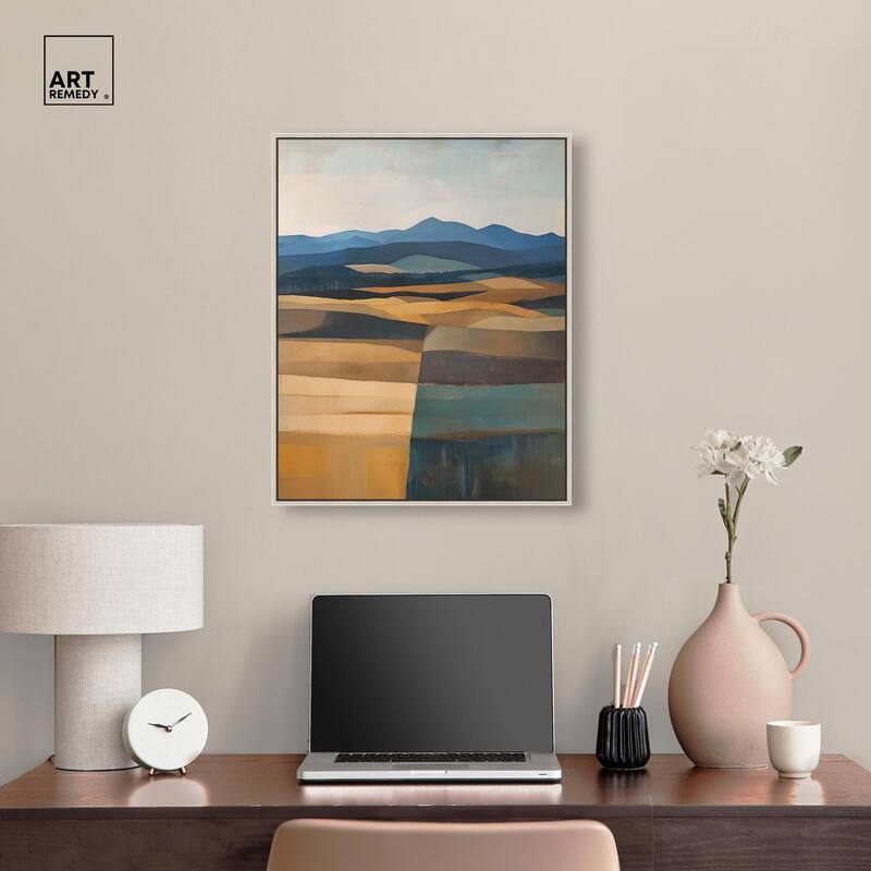 Clash of Shades Canvas by Art Remedy