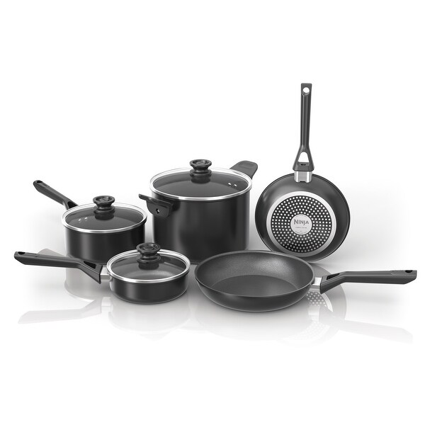 Ninja CW58000 NeverStick Select 8-Piece Cookware Set - Black - 8