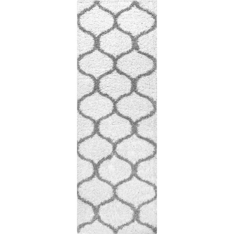 Nuloom Malika Soft & Cozy Trellis Shag Area Rug