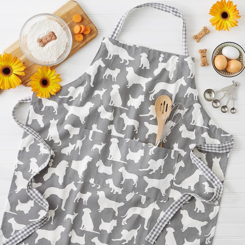 Design Imports Pet Print Chef Kitchen Apron