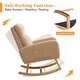 preview thumbnail 20 of 185, HOMYKA 28" Wide Rocking Chair for Nursery with Solid Wood Leg