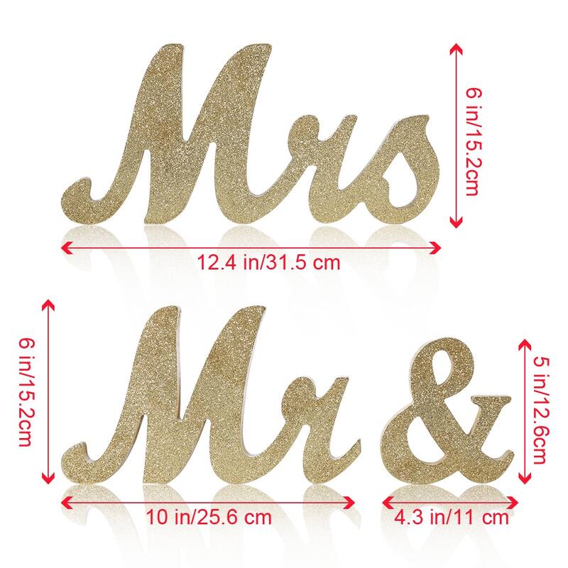 Mr & Mrs Sign Wedding Decorations, Rustic Anniversary Wedding Gift