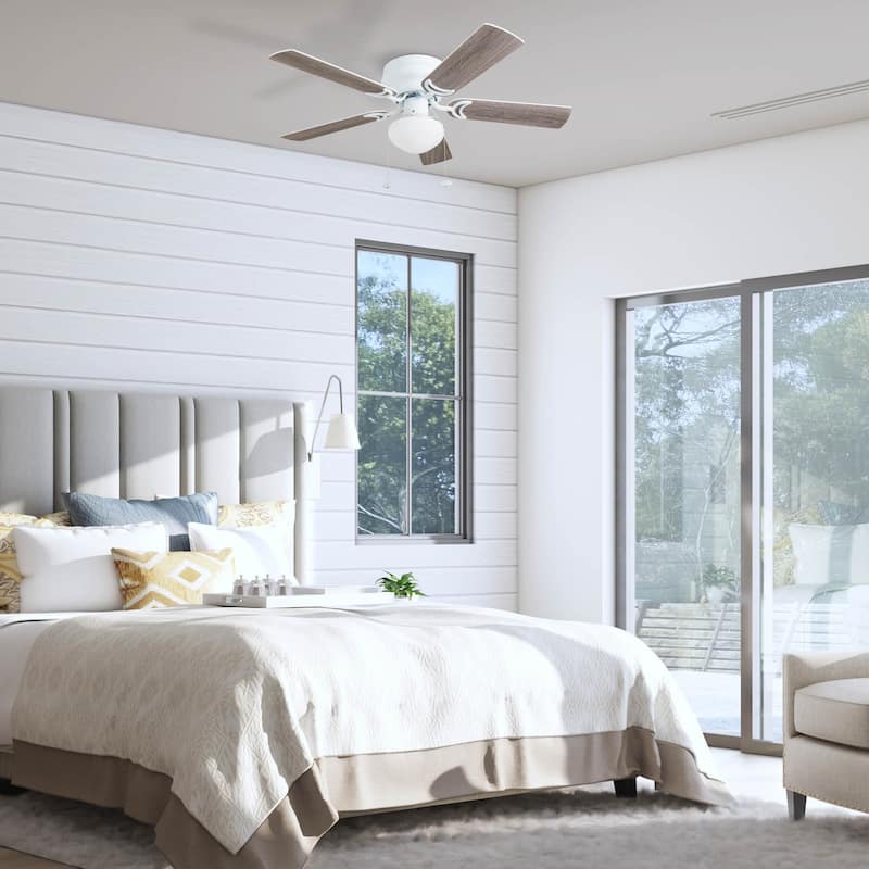 Copper Grove Sulby 42-inch White LED Ceiling Fan