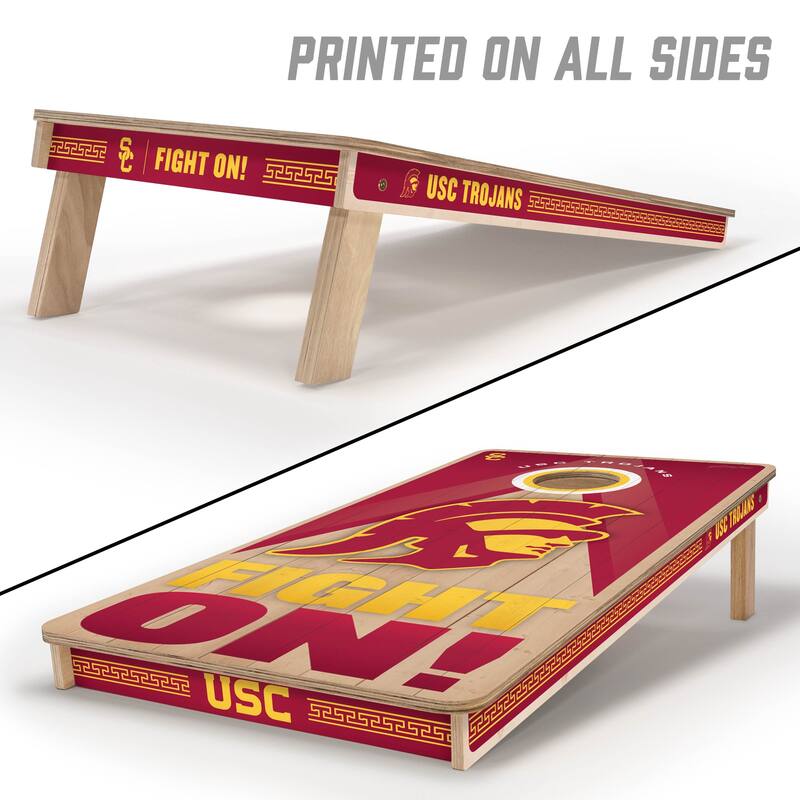 USC Trojans NCAA 2x4 Professional Cornhole Board Set