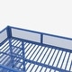 preview thumbnail 31 of 57, Full Size Metal Loft Bed with 4-Tier Shelves and Storage for Home