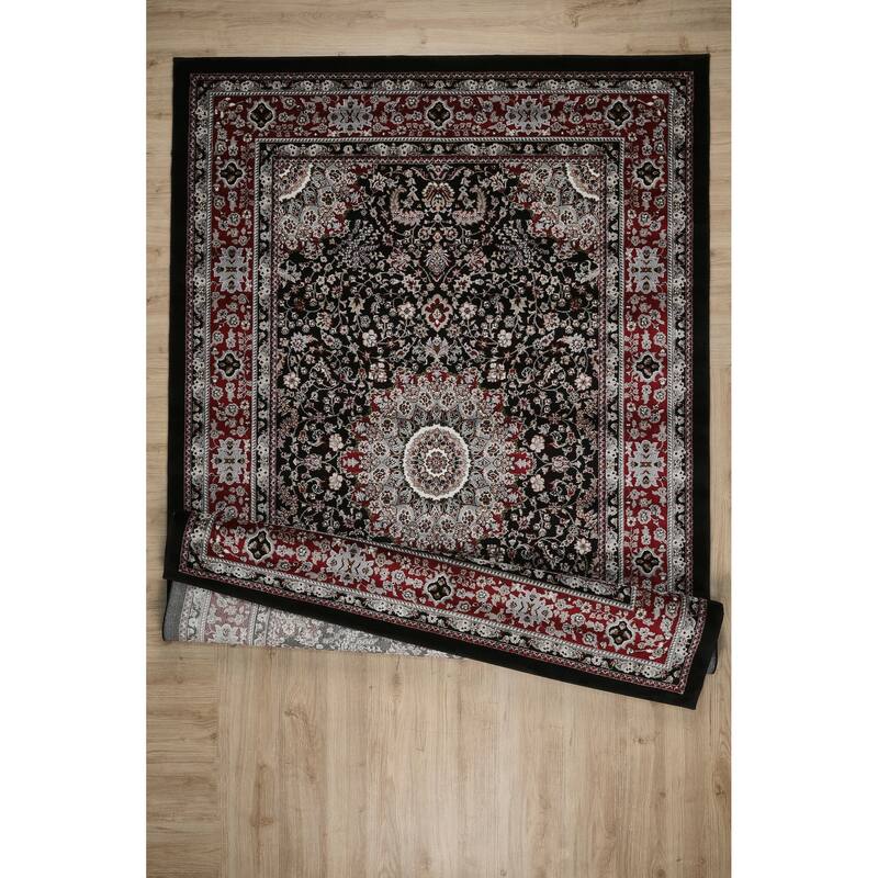 Master Collection Floral Transitional Area Rug
