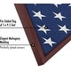 preview thumbnail 10 of 35, Americanflat Veteran's Flag Case Display Frame - Small & Large Fit Folded Flags Sized 3'x5' Or 5'x9.5'- Black & Mahogany Finish