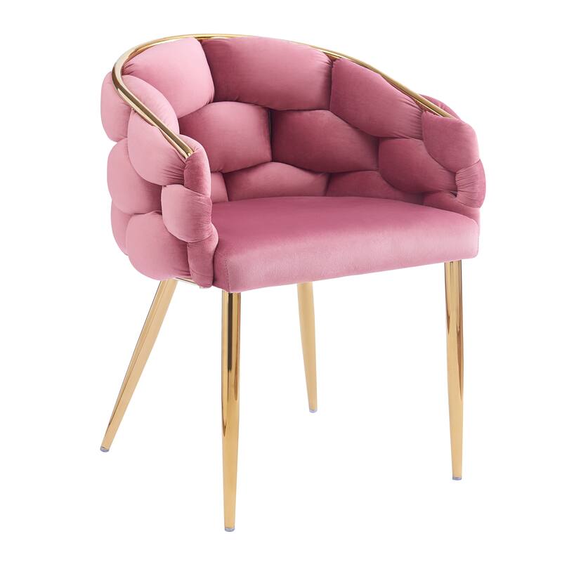 Handmade Accent Chair Balcony Chair Velvet Armchair Dining Chair