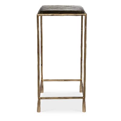 Uttermost Ovard Antiqued Gold Accent Table