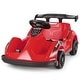 preview thumbnail 6 of 6, 6V Battery Powered Go Kart Kids Ride On Racer RC w/ Bumper & Music Red