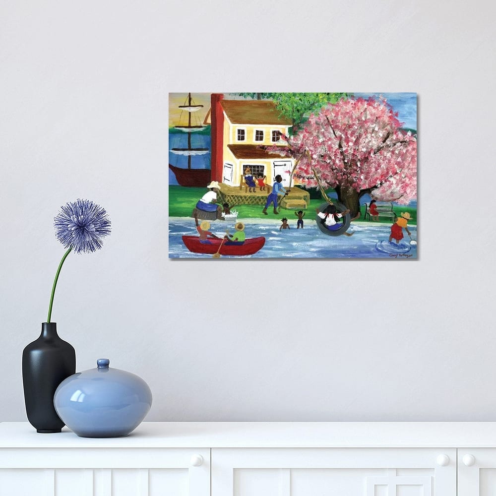 iCanvas "African American Summertime Homestead" by Cheryl Bartley Canvas Print