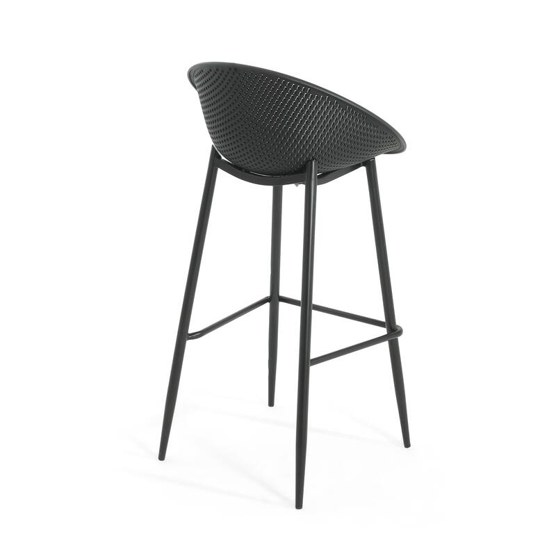 Gable Outdoor/Indoor Modern 26-inch Height Barstools (Set of 2) by Christopher Knight Home