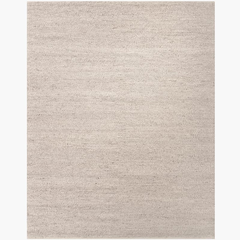 Ben Soleimani Braided New Zealand Wool and Viscose Hand Woven Rug - 6' x 9' - Marled
