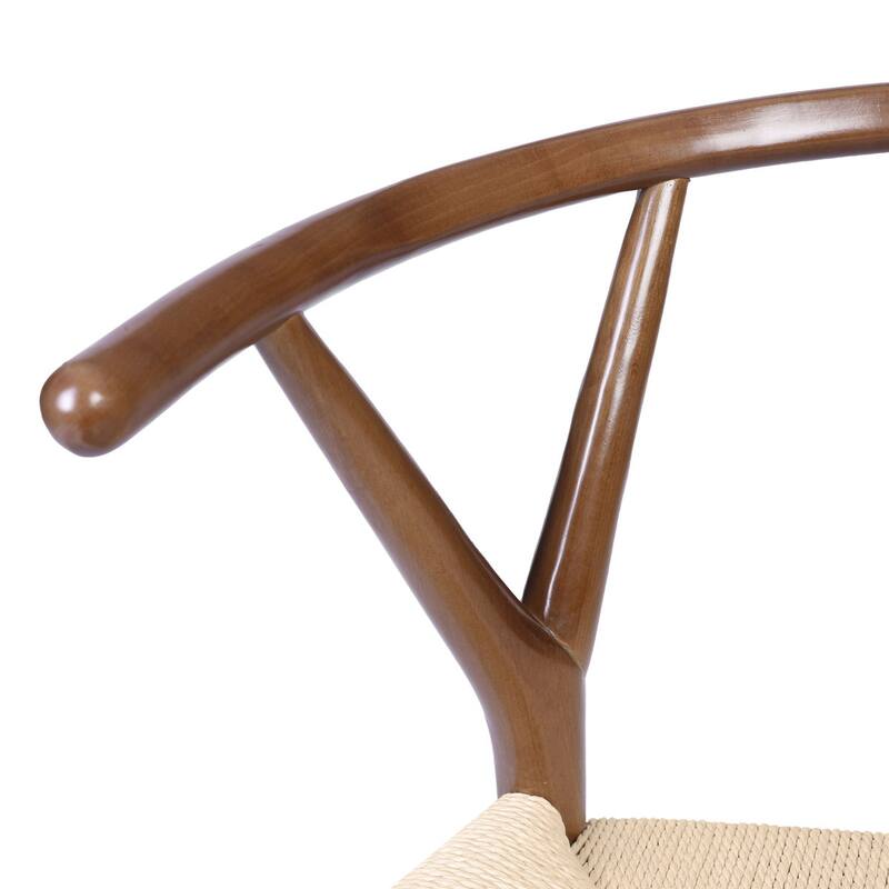 Edgemod Olsen Handwoven Cord Weave Dining Chair (set of 2)