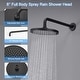preview thumbnail 5 of 28, Luxier SS-B02 Single Handle 1-Spray Shower Faucet (Valve Included)