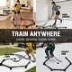 preview thumbnail 6 of 14, Zealfeel 5-Section Hockey Stickhandling Trainer: Adjustable Foldable Aid for Puck Control and Speed