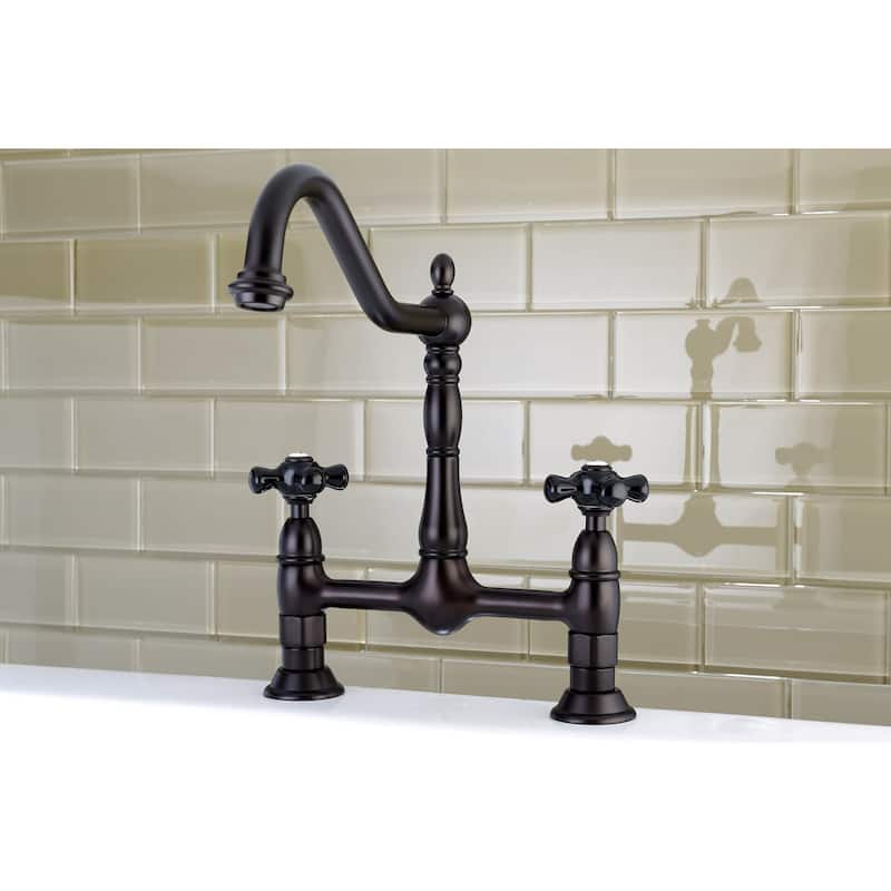 Kingston Brass Duchess 1.8 GPM Bridge Kitchen Faucet