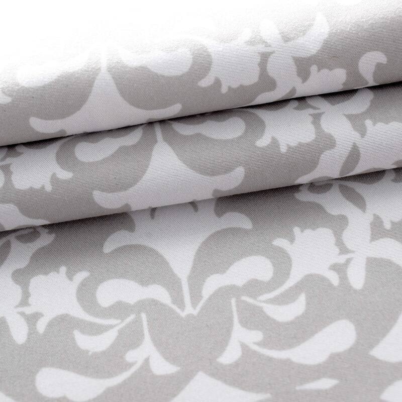 DriftAway Asher Medallion European Floral Blackout Lined Curtain 2 Panels