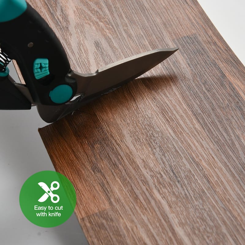 Art3d Peel and Stick Vinyl Floor Tiles,Wood Look Floor Plank,36-Pack,54 Sq.Ft