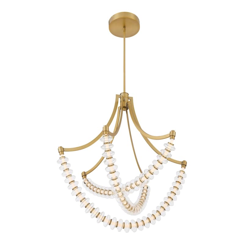 Minka Lavery 5646-L Pearl 30" Wide Abstract Chandelier