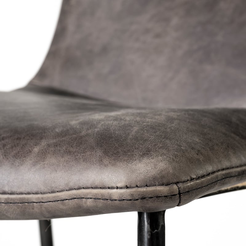 Kavalan Beige Fabric Seat with Black Metal Frame Bar Stool