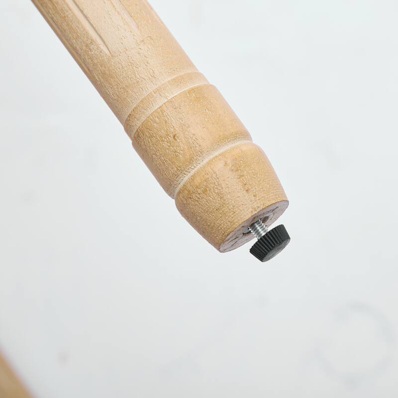 GDF Studio - Ultra French Country Wood Dining Chair Set with Antique Painting and Linen Upholstery (Set of 2)