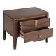 preview thumbnail 24 of 43, Christopher Knight Home- Johnson Wood Nightstand with 2 Storage Drawer