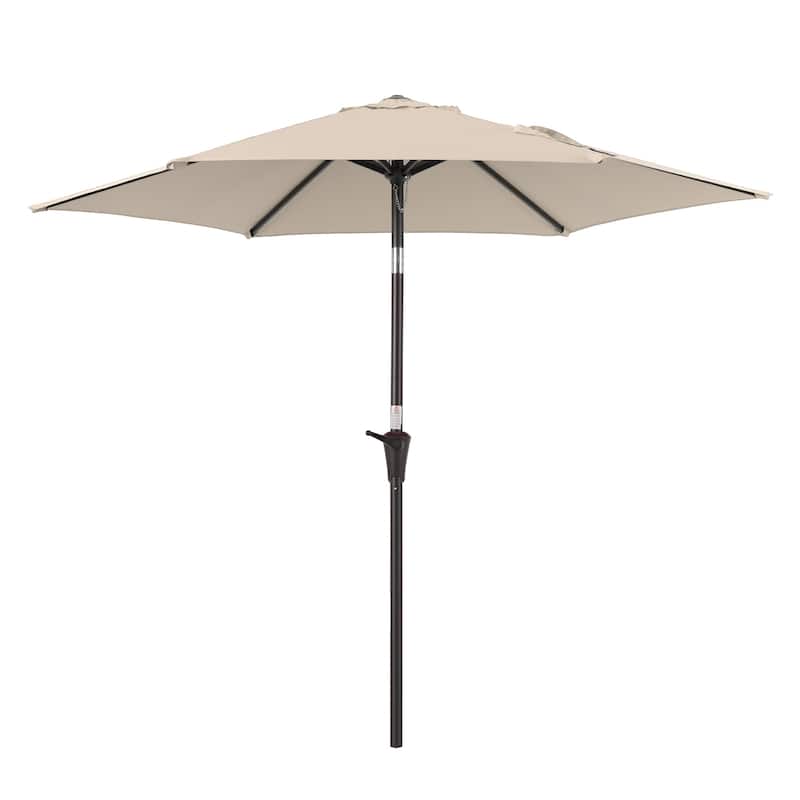 BONOSUKI Outdoor Patio Umbrella with Metal Frame for Modern Patio Living - 9x14FT - Grey