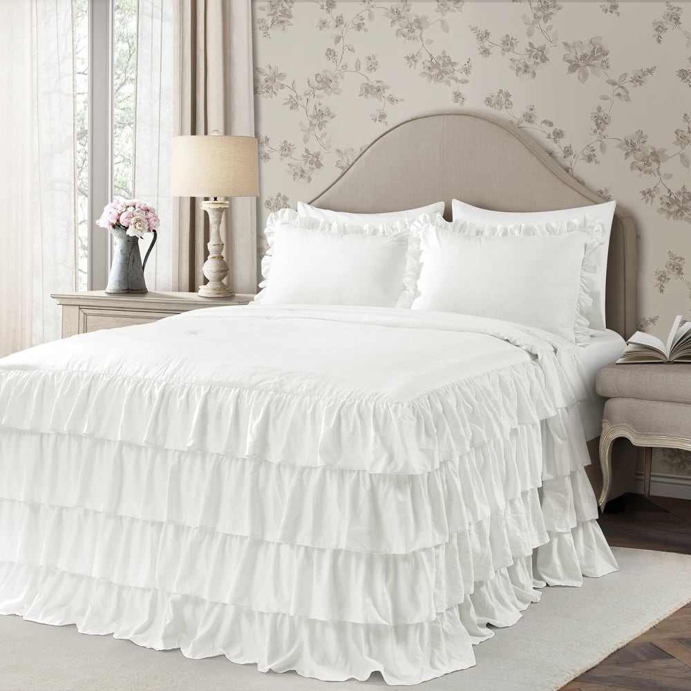 The Gray Barn Molly Mae Ruffle Skirt Bedspread Set