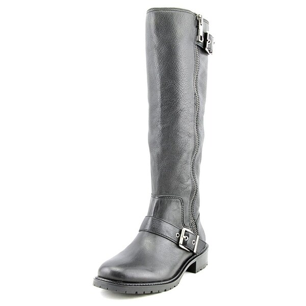 BCBGeneration Shayna Round Toe Leather Knee High Boot