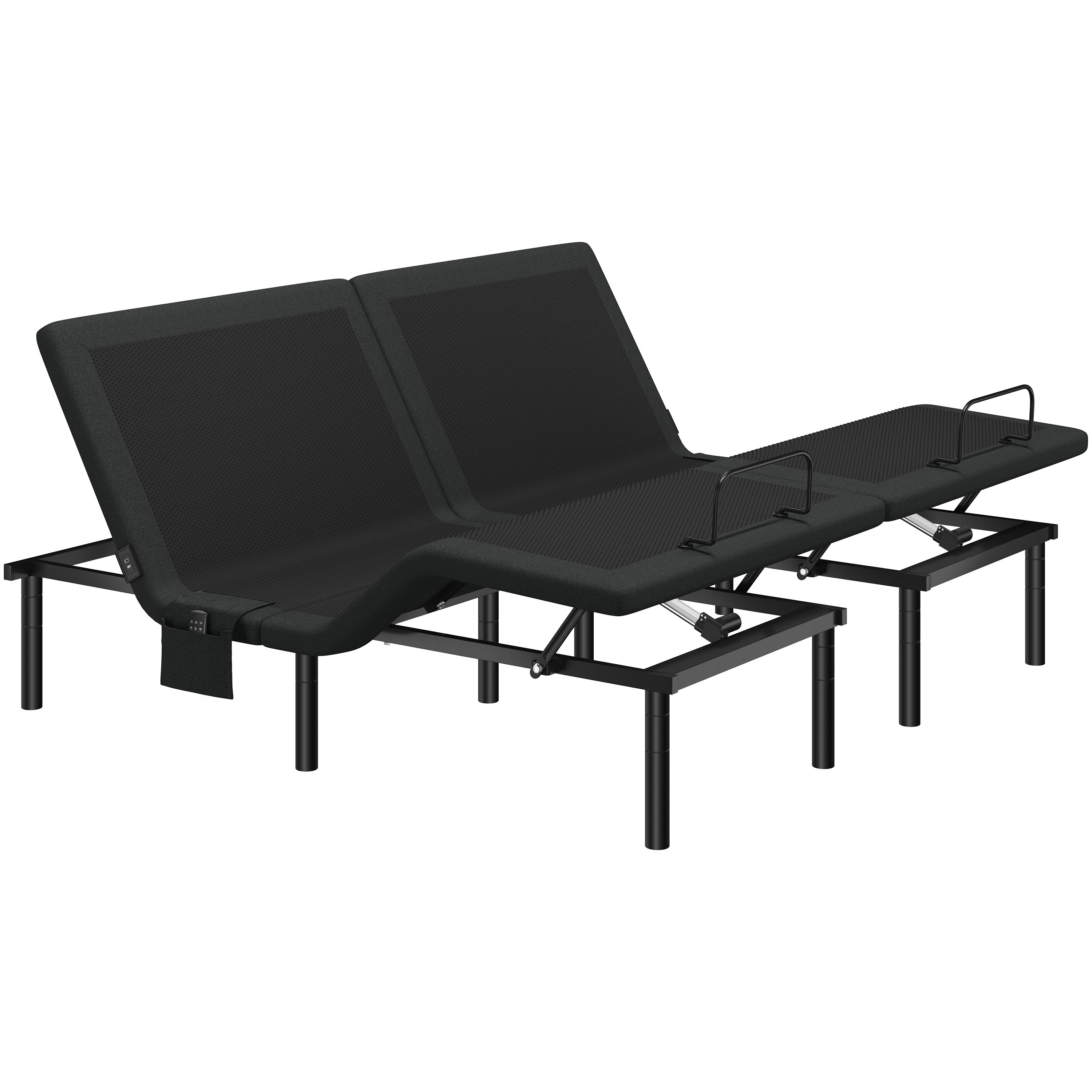 Yaheetech Upholstered Adjustable Twin XL/Queen/ Split King Size