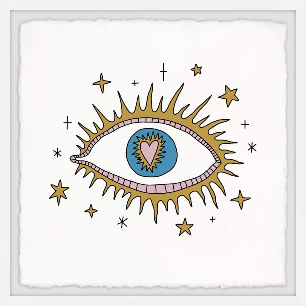 The Eye of Providence Framed Wall Art, Elegant Home Touch - Sophisticated Artwork for Refined Décor