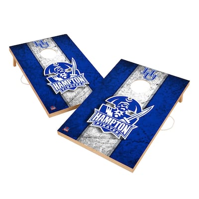 Vintage Hampton University Pirates Regulation 2x4 Cornhole Set