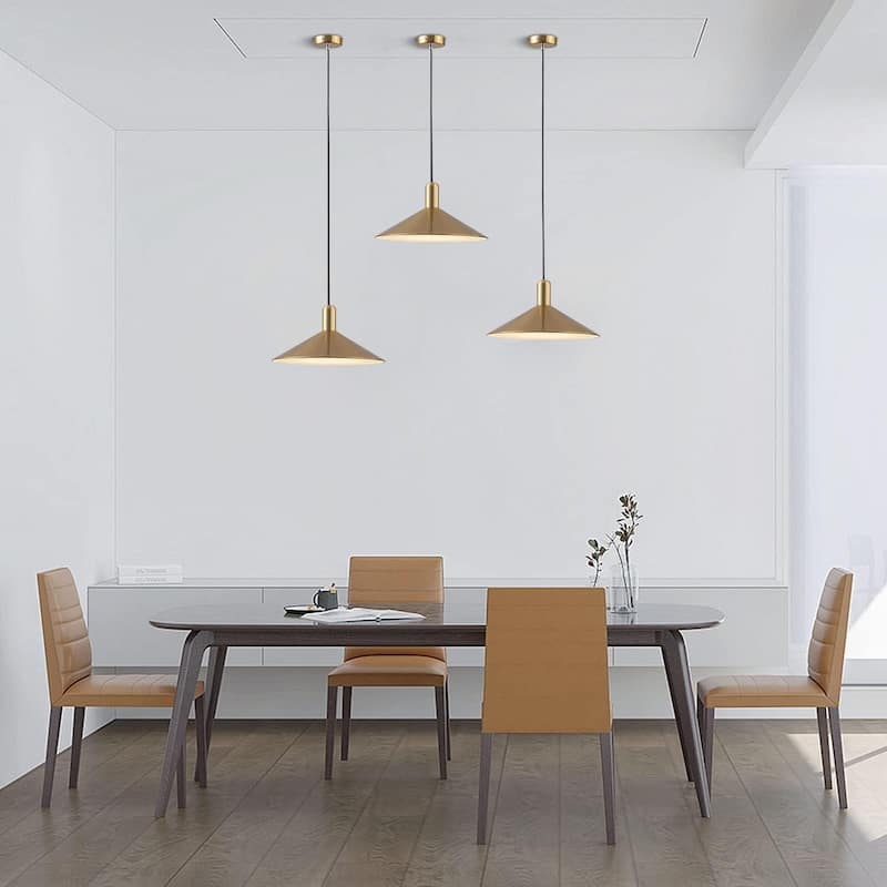 Modern pendant light gold fixture light aluminum kitchen light