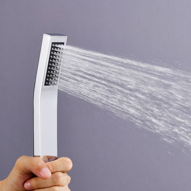 Eridanus Squared Two-Function Rain Shower Combo Set with Hand Shower