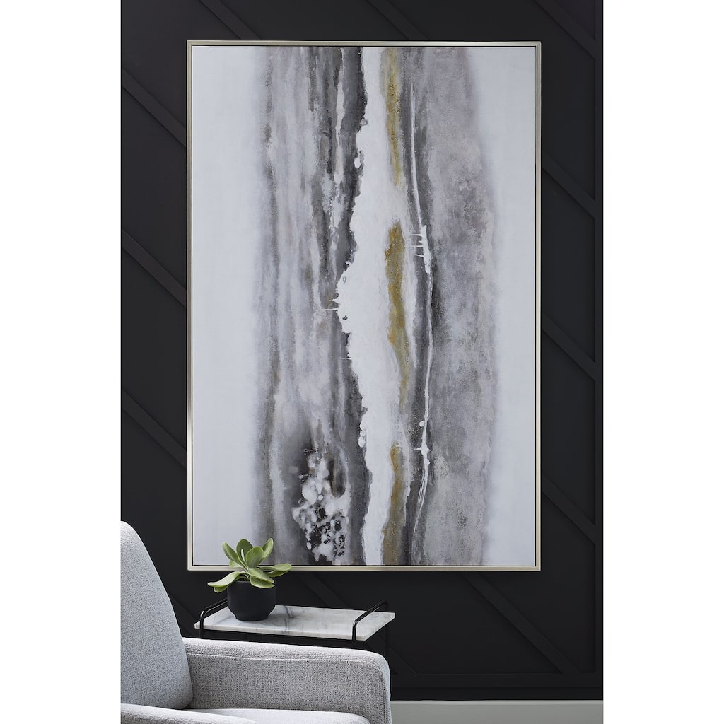 Signature Design by Ashley Acebell Gray/White Wall Art