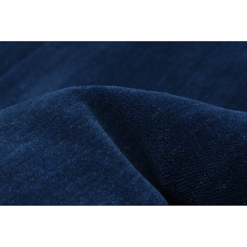 Kashkuli Gabbeh Navy Rug 4'0" x 5'6" - 4'0 x 5'6
