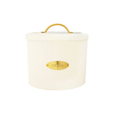 Oval Metal "Bread" Box with Lid