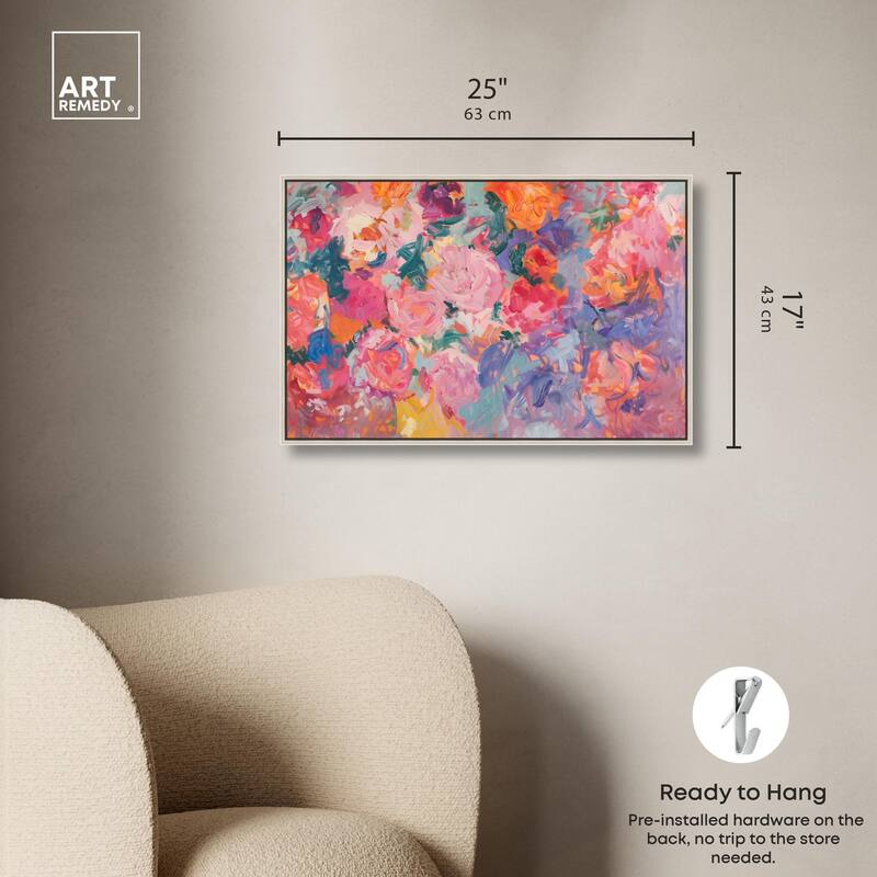 Kaleidoscope of Color Canvas by Art Remedy