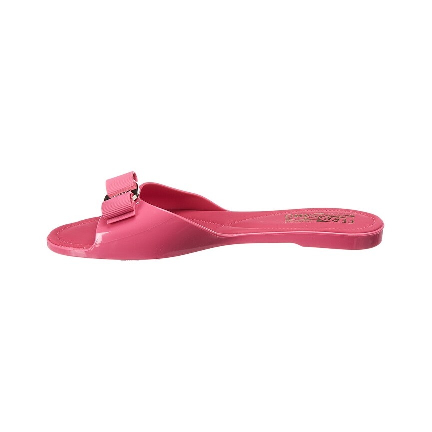 vara bow jelly slide sandal