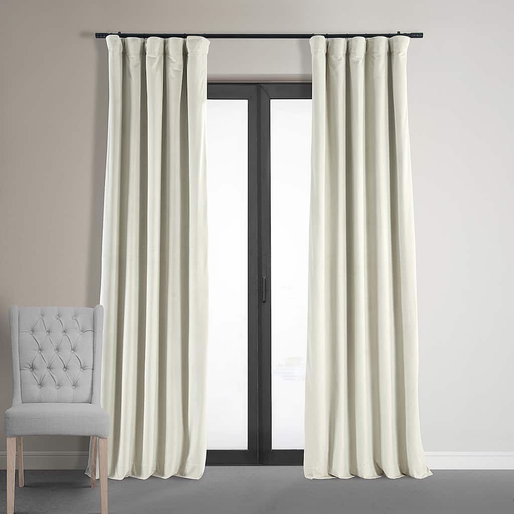 Exclusive Fabrics Signature Velvet Blackout Curtain (1 Panel)