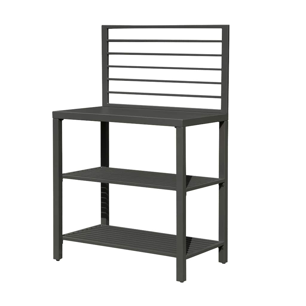 Outdoor Kitchen Island With Storage(no include stool)