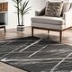 preview thumbnail 44 of 57, nuLOOM Trellis Stripes Grey Rug