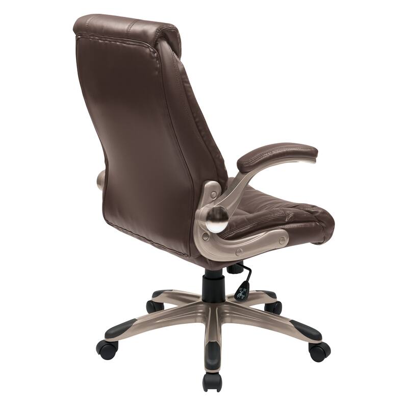 Faux Leather Mid-Back Office Chair