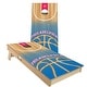 preview thumbnail 8 of 7, Philadelphia Basketball Outdoor Cornhole Board Set All-Weather 2x4 - Include Carrying Case