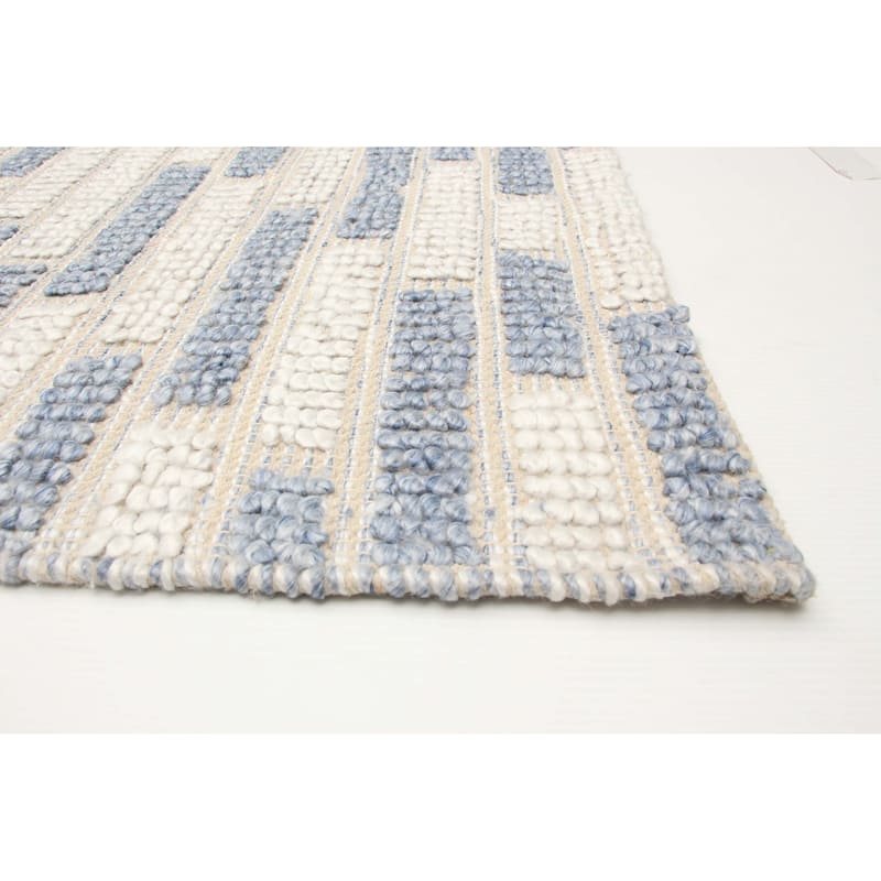 ECARPETGALLERY Braid weave Sienna Cream Wool Rug - 5'1 x 8'0