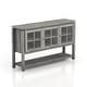 preview thumbnail 20 of 29, Furniture of America Wins Modern Farmhouse 5-shelf Buffet Table