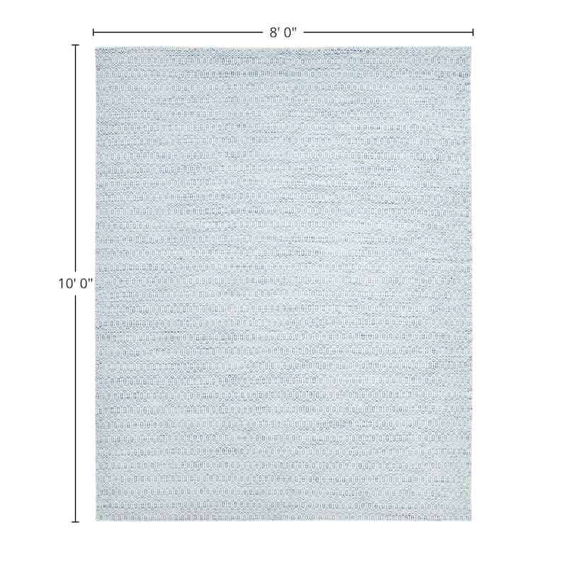 Overton Handmade Modern Contemporary Geometric Area Rug