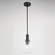 preview thumbnail 4 of 9, Vaxcel Lighting P0406 Marshall 8" Wide Mini Pendant with Clear Glass