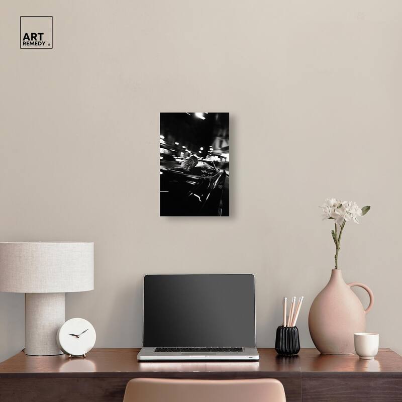 Night Ride Rhapsody Canvas by Art Remedy, Gallery Wrapped